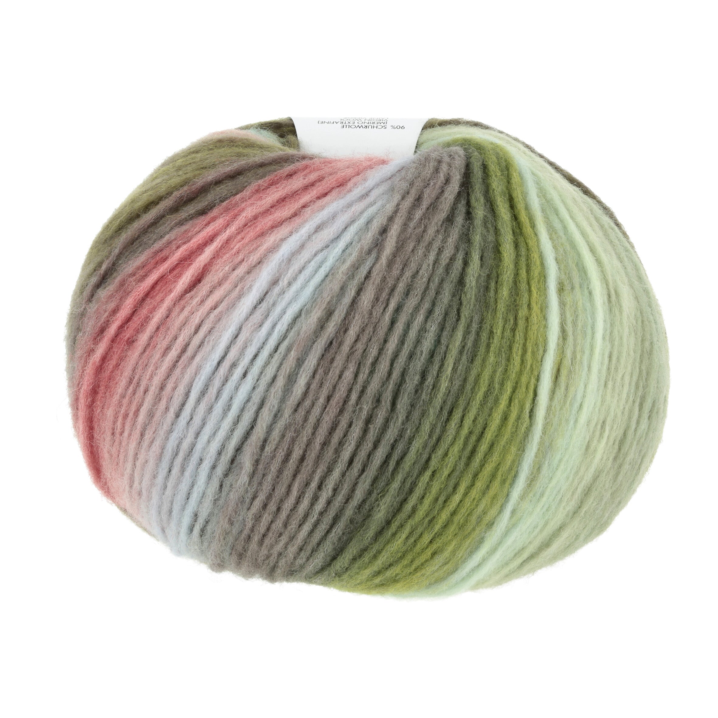 Lang Yarns Cloud 20 Dark Green Olive Light Blue Red