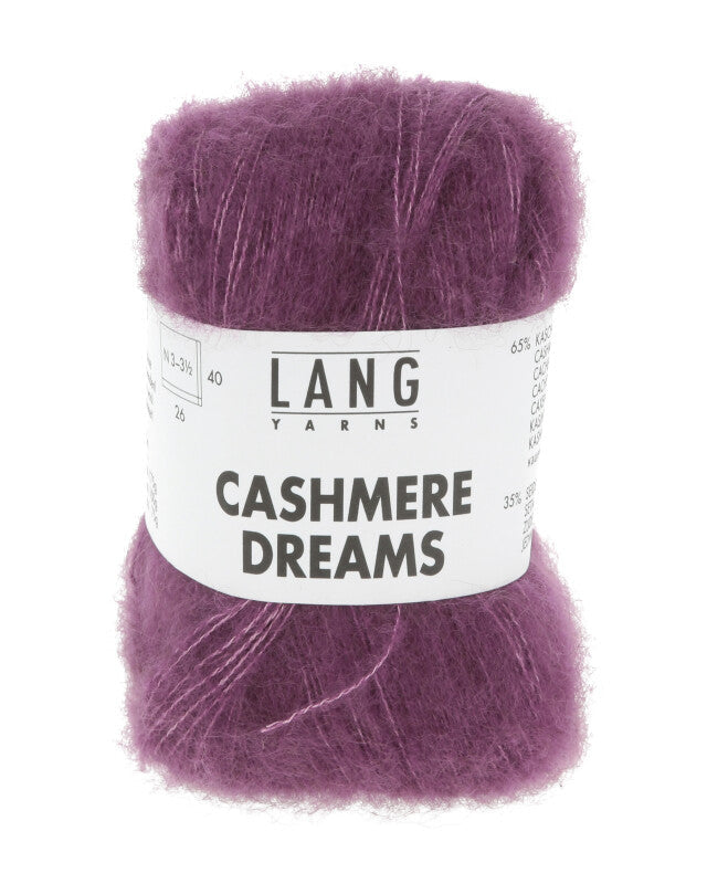 Lang Yarns Cashmere Dreams 80 Eggplant