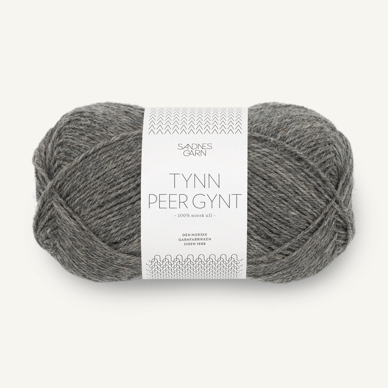 Sandnes Tynn Peer Gynt 1053 Mørk gråmeleret Mork gramelert