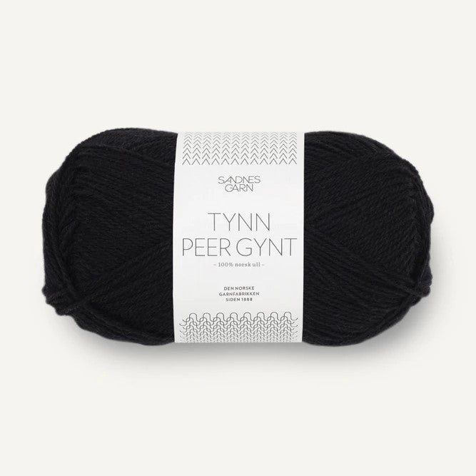 Sandnes Tynn Peer Gynt 1099 Svart Sort