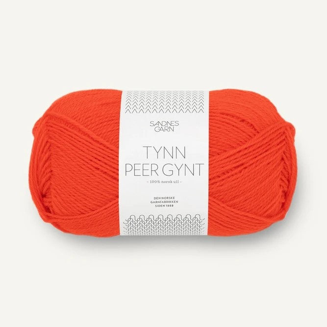 Sandnes Tynn Peer Gynt 3819 Spicy Orange