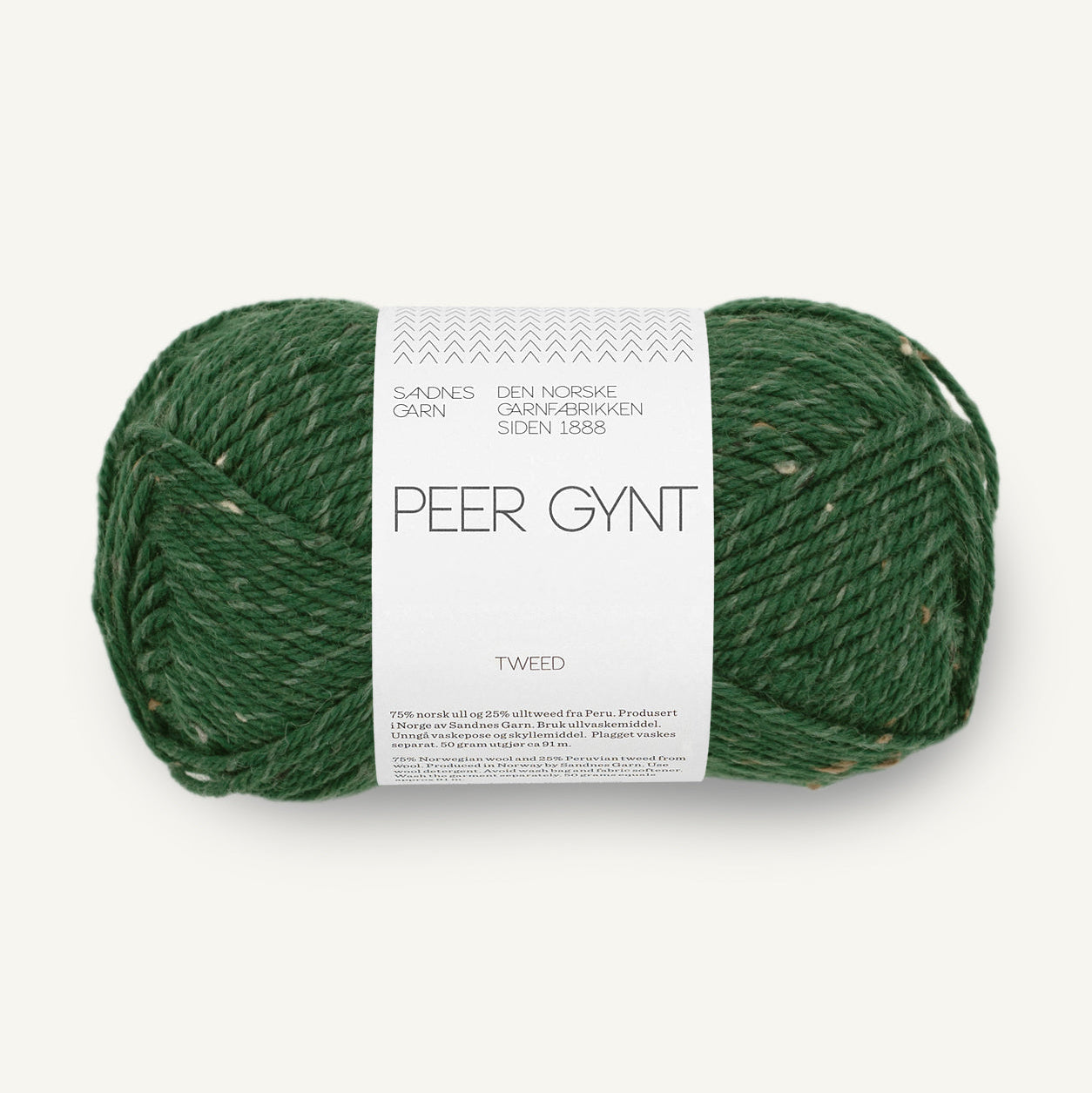 Sandnes Peer Gynt Tweed 8085 Forest Grønn