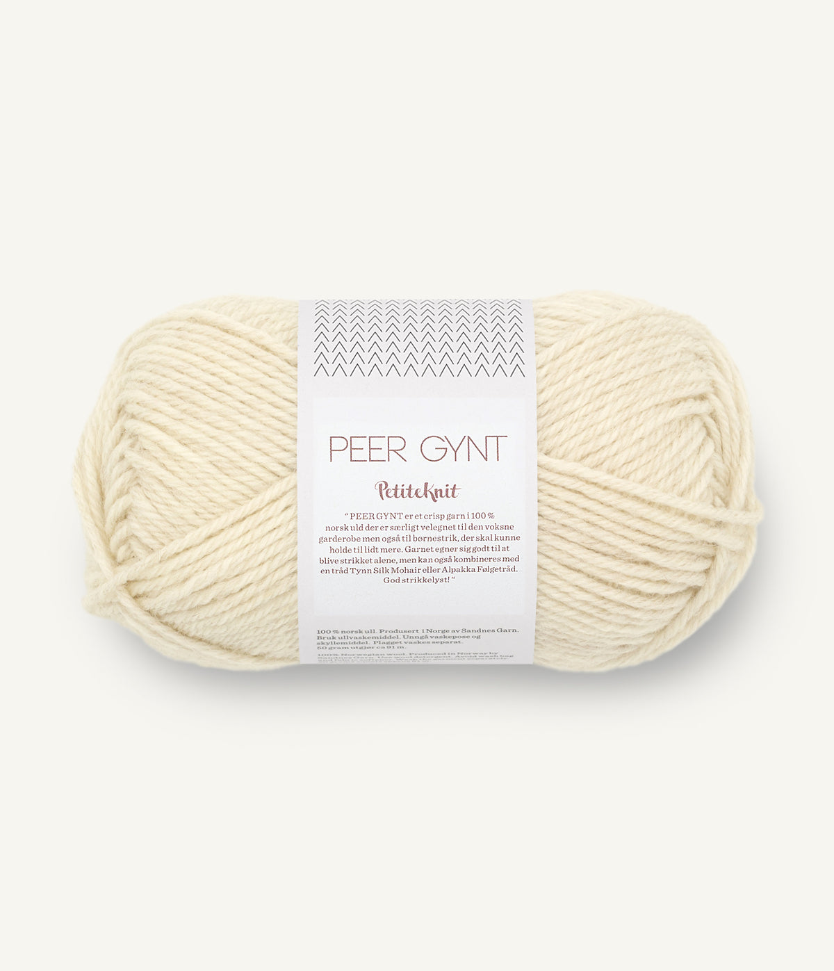 Sandnes Peer Gynt Petiteknit 1016 Milk Melange