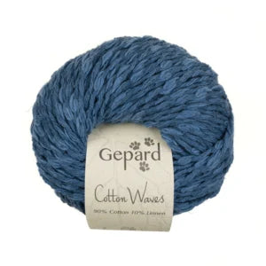 Gepard Cotton Waves 750 Denim Blå Ny Farve
