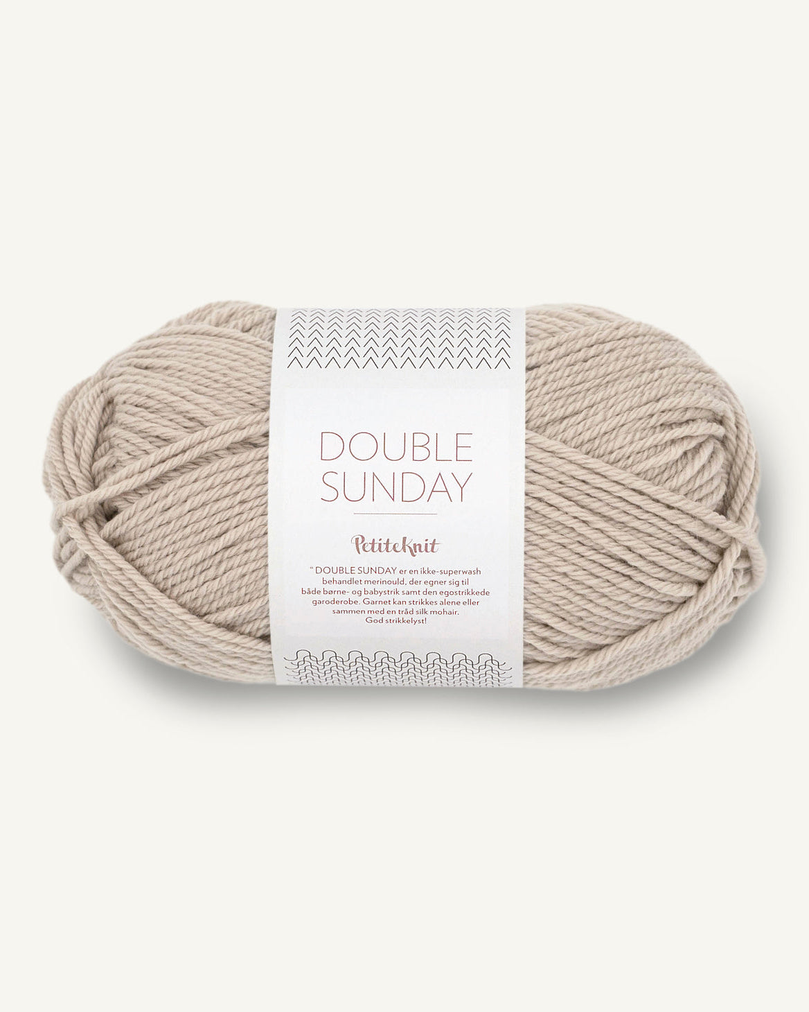 Sandnes Double Sunday - PetiteKnit 3812 Kardemomme