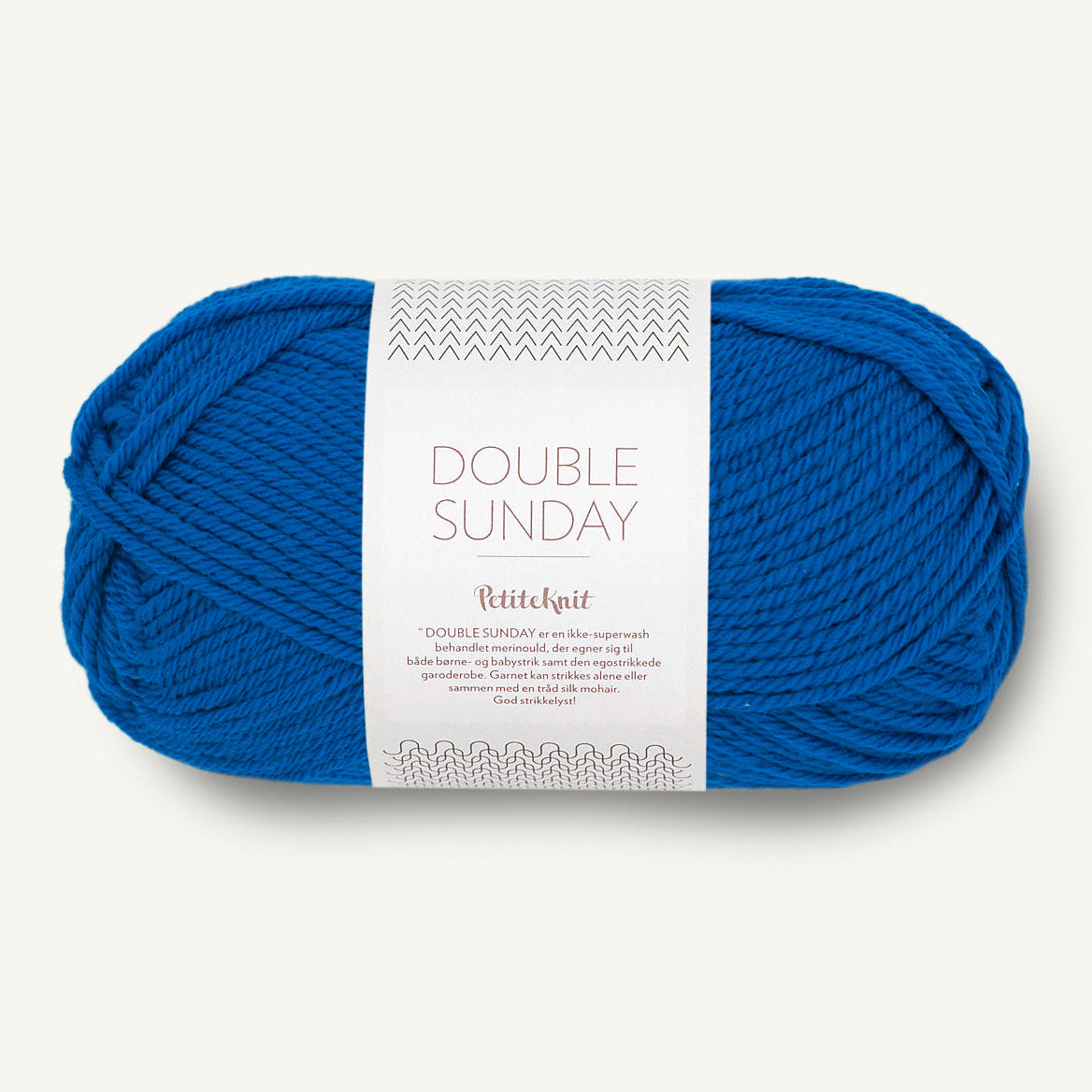 Sandnes Double Sunday - PetiteKnit 6046 Electric Blue