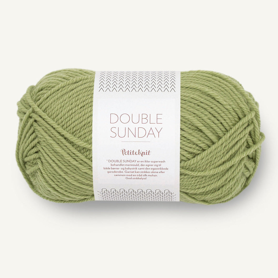 Sandnes Double Sunday - PetiteKnit 9533 Green Tea