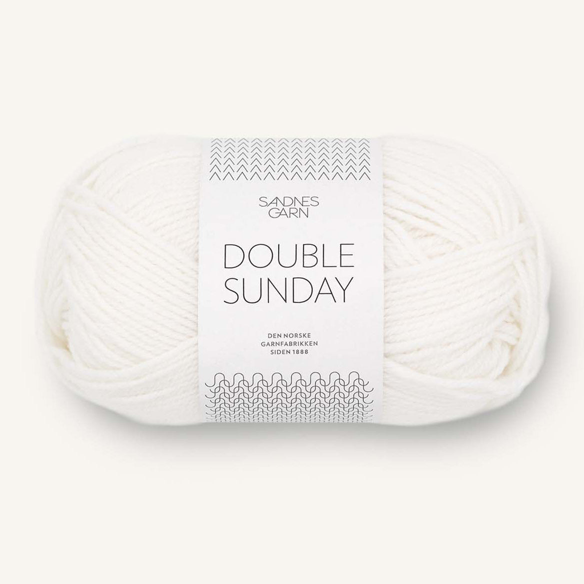 Sandnes Double Sunday 1001 Hvid