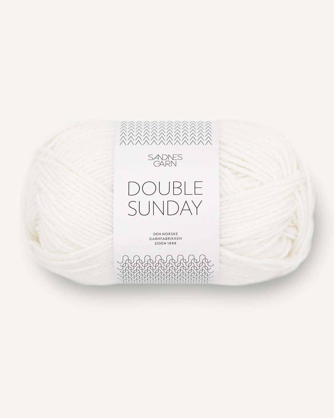Sandnes Double Sunday 1001 Hvid