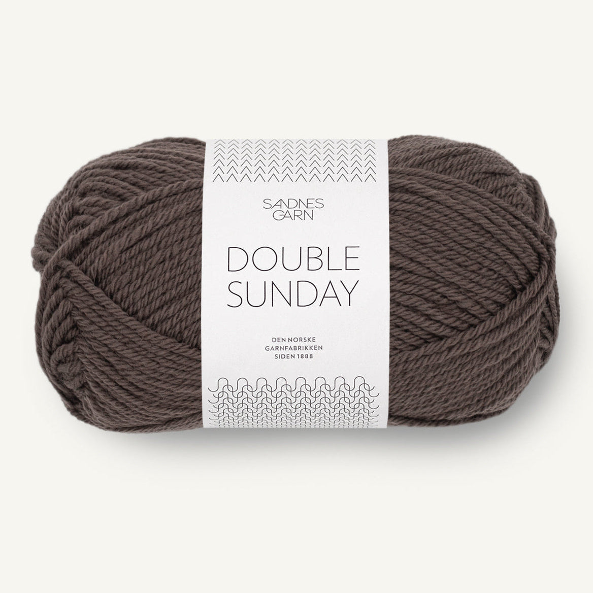 Sandnes Double Sunday 3880 Mørk Chokolade
