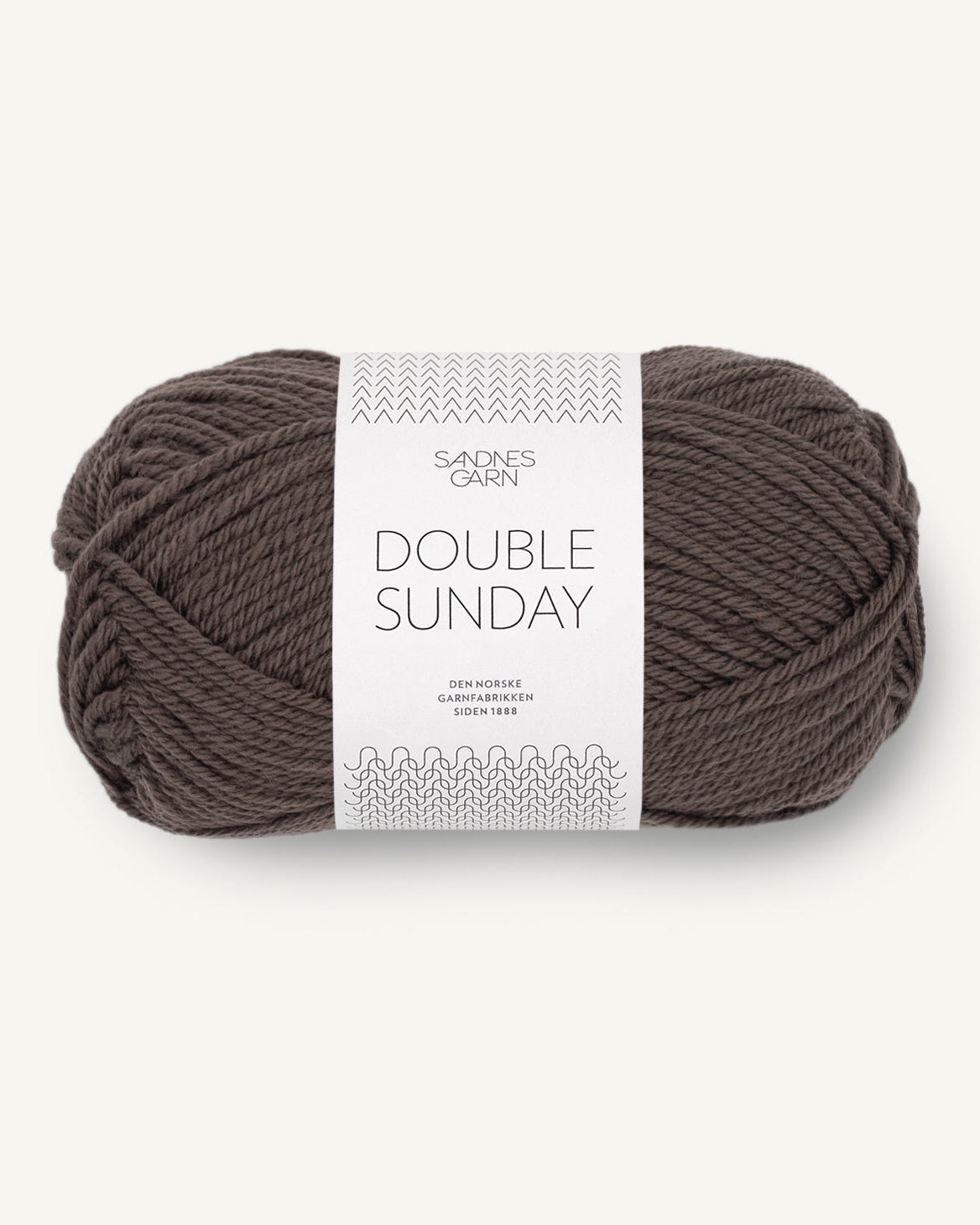 Sandnes Double Sunday 3880 Mørk Chokolade