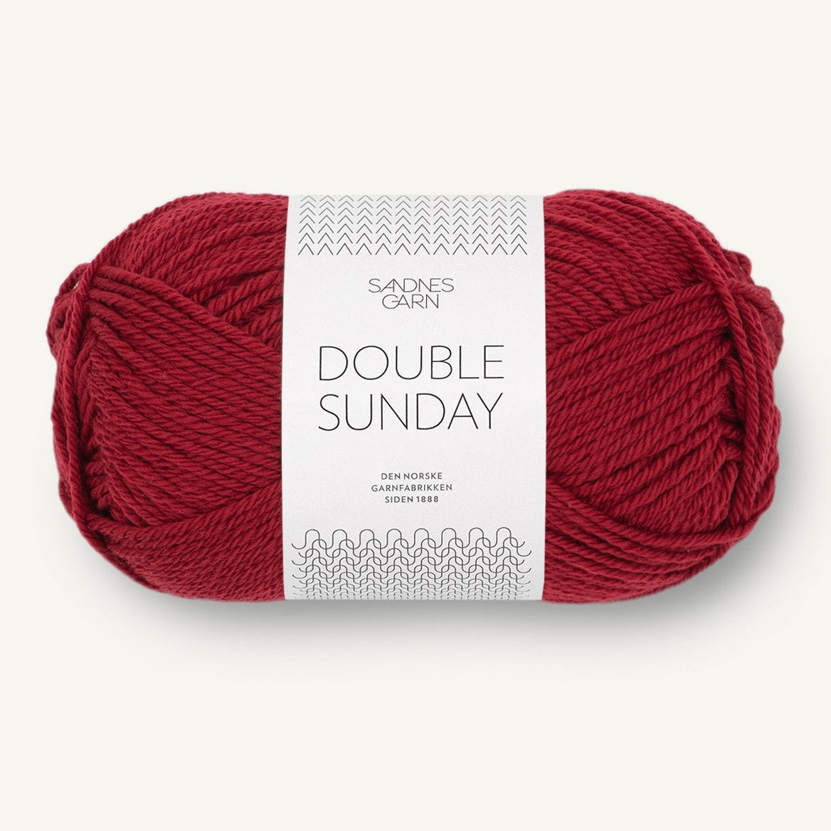 Sandnes Double Sunday 4236 Dyb Rod Rød