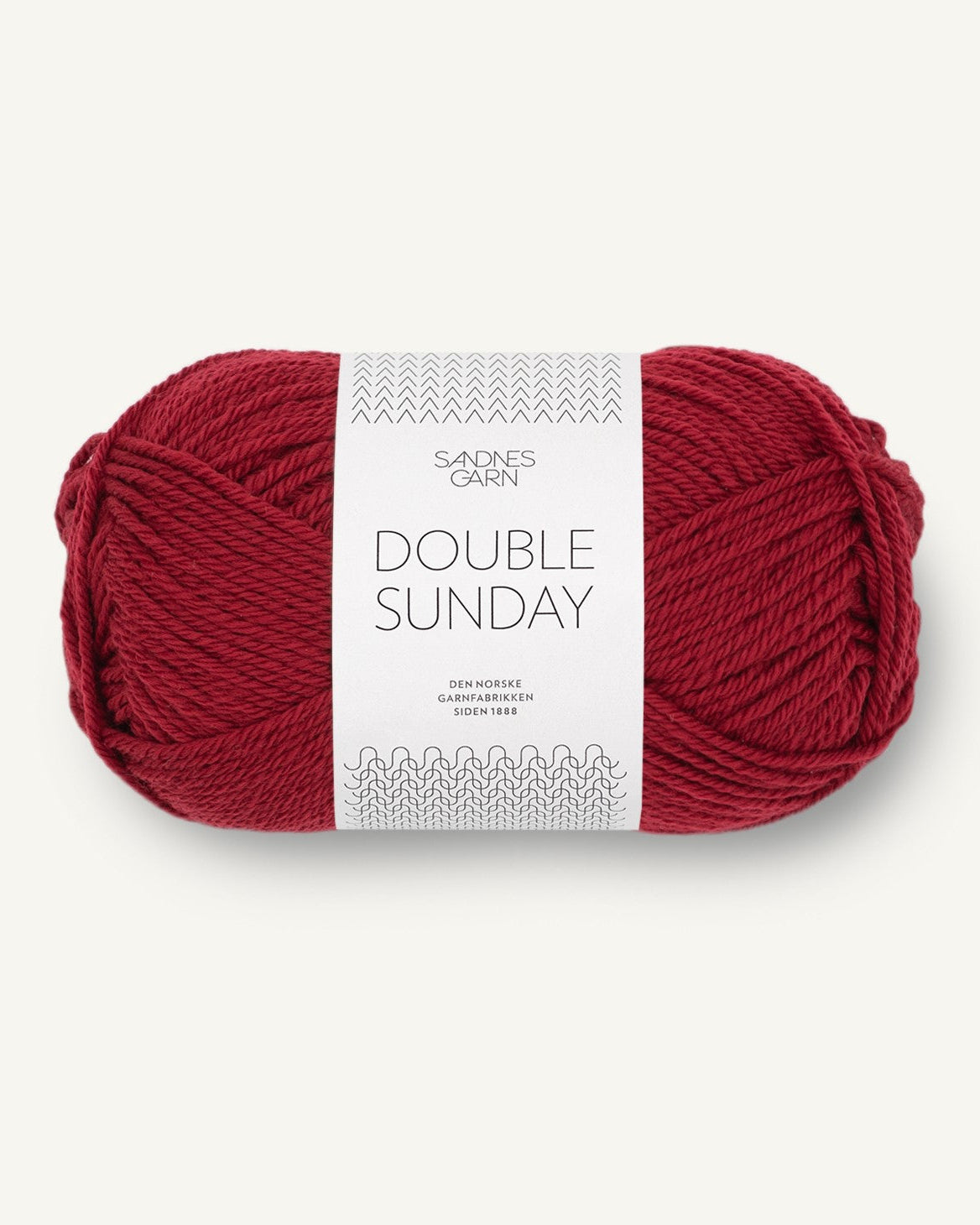 Sandnes Double Sunday 4236 Dyb Rod Rød