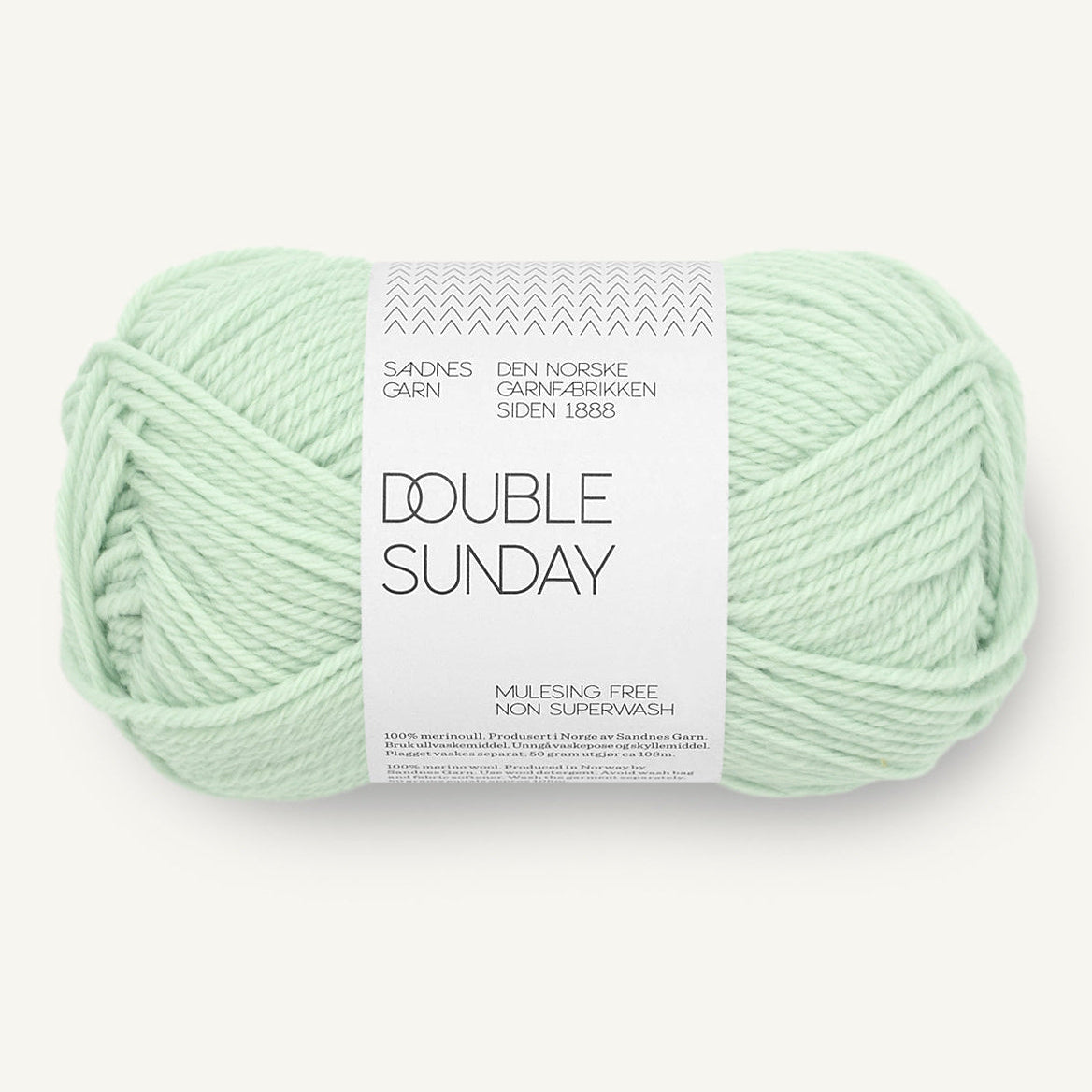 Sandnes Double Sunday 7911 Mint Green
