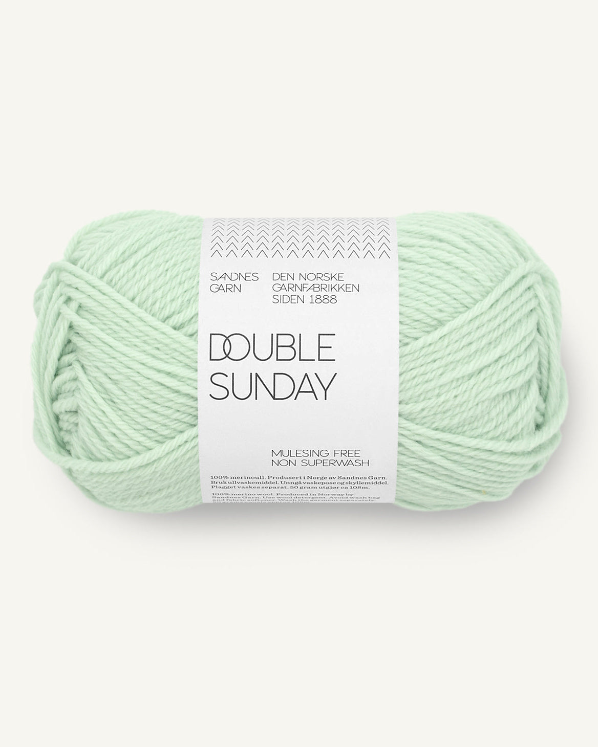 Sandnes Double Sunday 7911 Mint Green