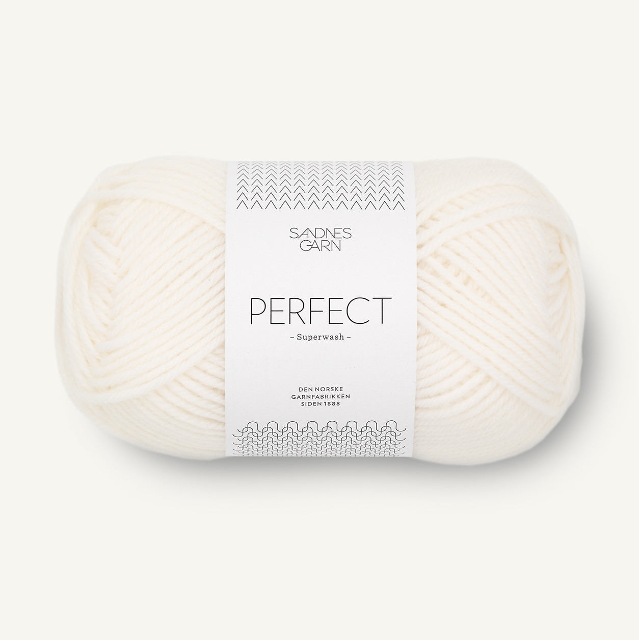 Sandnes Perfect 1002 Hvit Hvid