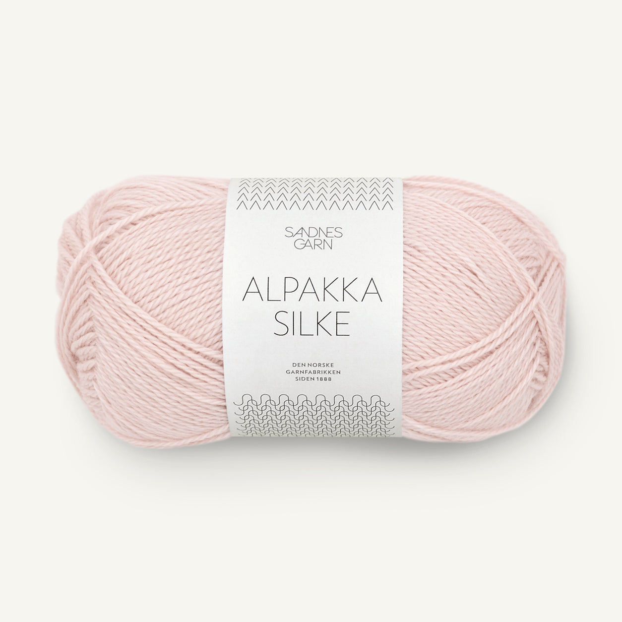 Alpakka Silke Sandnes Garn 3511 Pudder Rosa Powder Pink