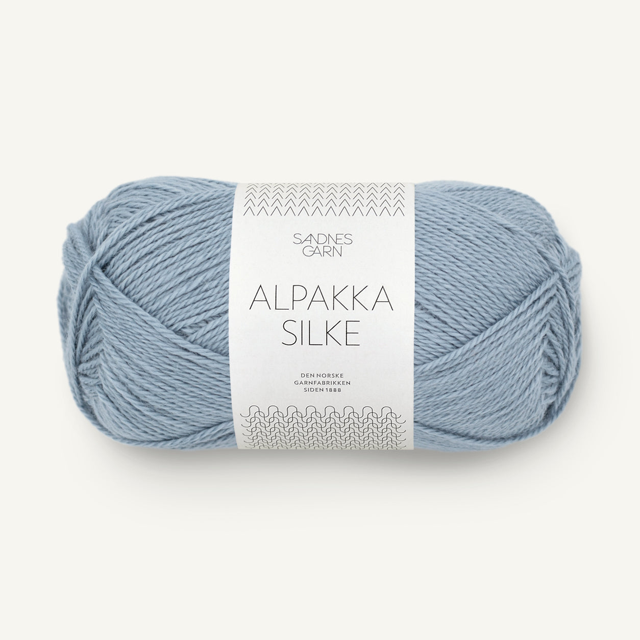 Alpakka Silke Sandnes Garn 6041 Støvet Blå Dusty Blue
