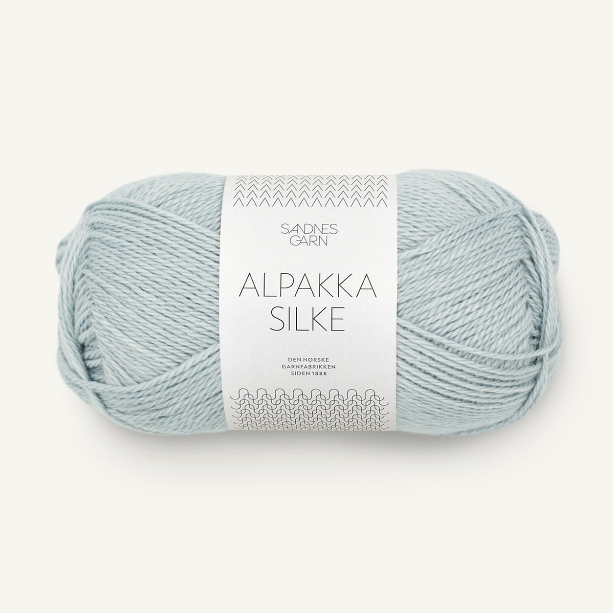 Alpakka Silke Sandnes Garn 7521 Lys Gråblå Soft Powder Blue