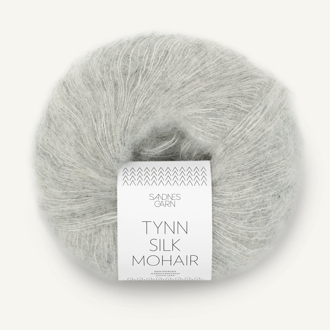 Sandnes Tynn Silk Mohair 1022 Lys Gråmeleret