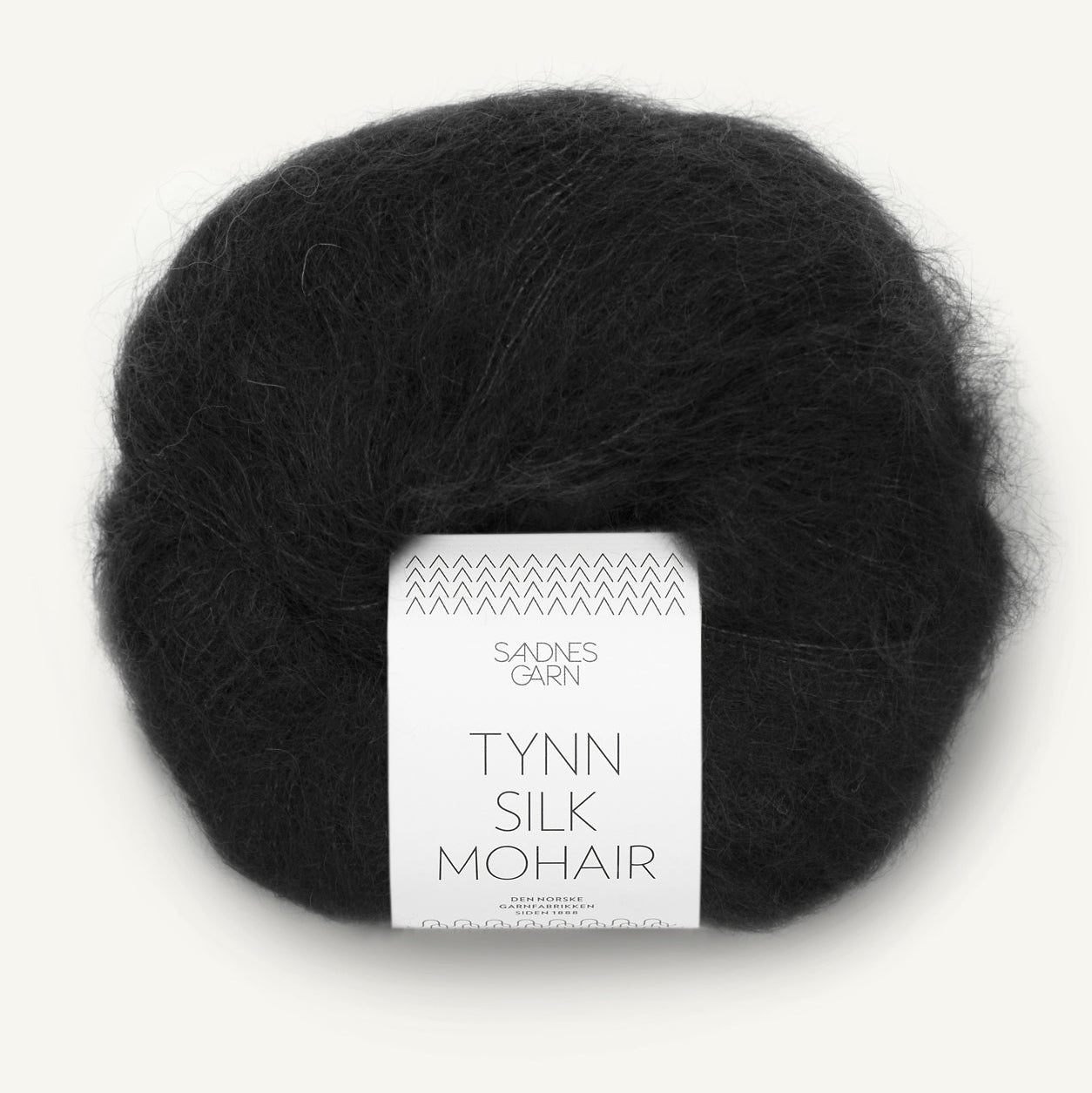 Sandnes Tynn Silk Mohair 1099 Sort Svart
