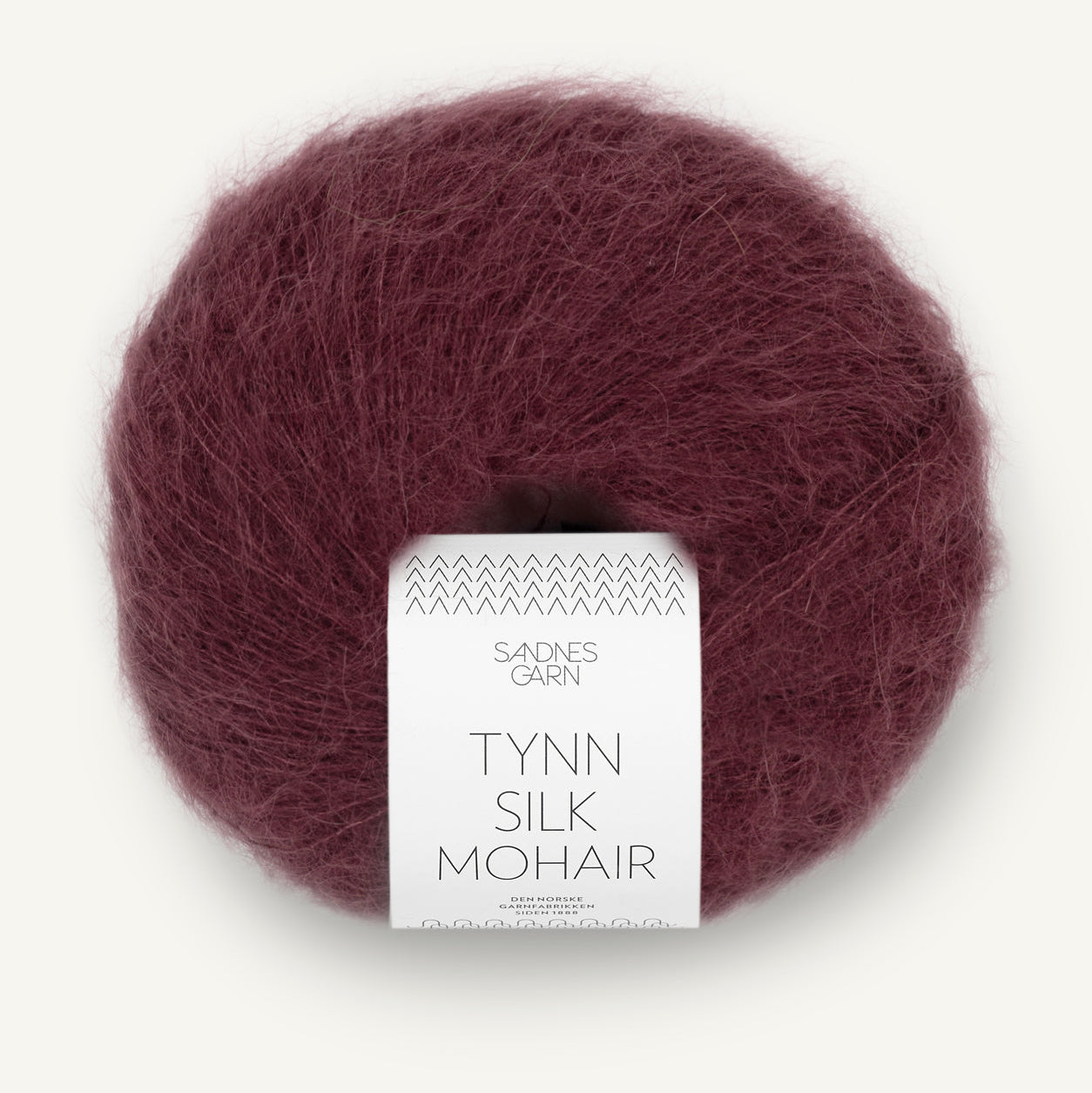 Sandnes Tynn Silk Mohair 4372 Dyp Burgunder