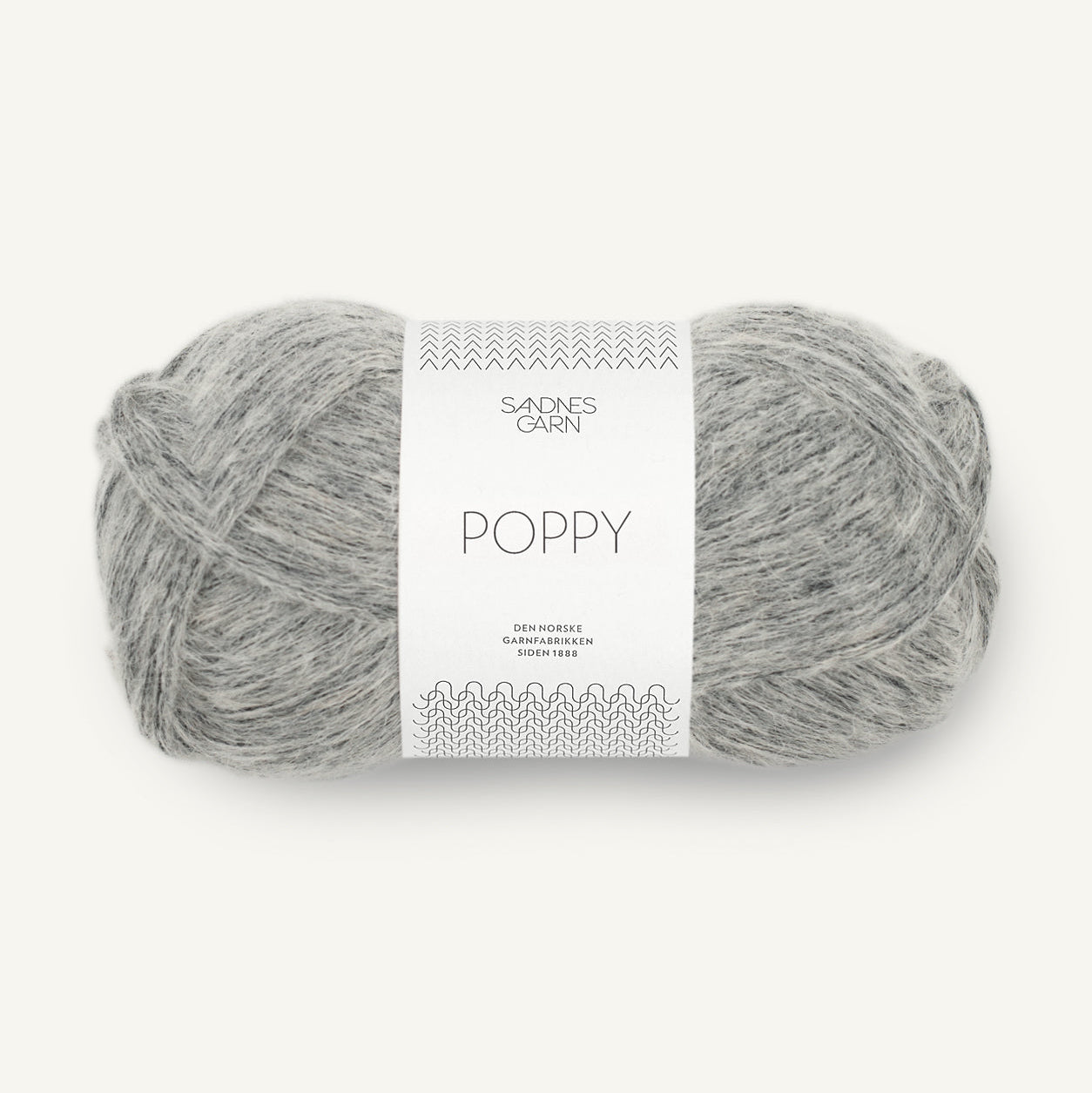 Sandnes Poppy 1042 Graameleret Grå meleret