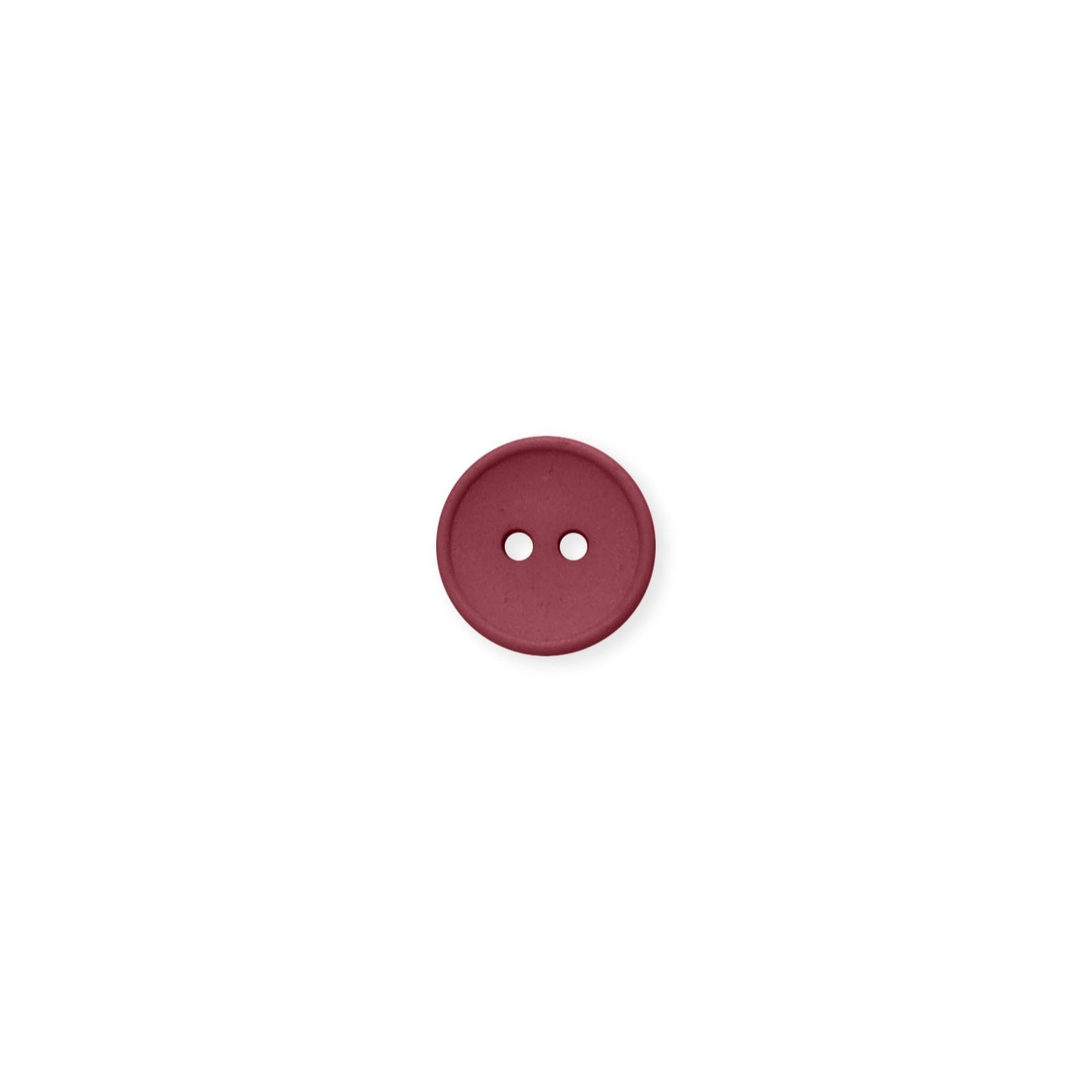 Button Knap 15mm strawberry Rød recycled cotton
