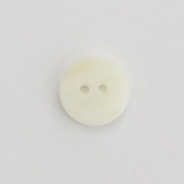 Perlemor Knap - Hvid (11 mm)