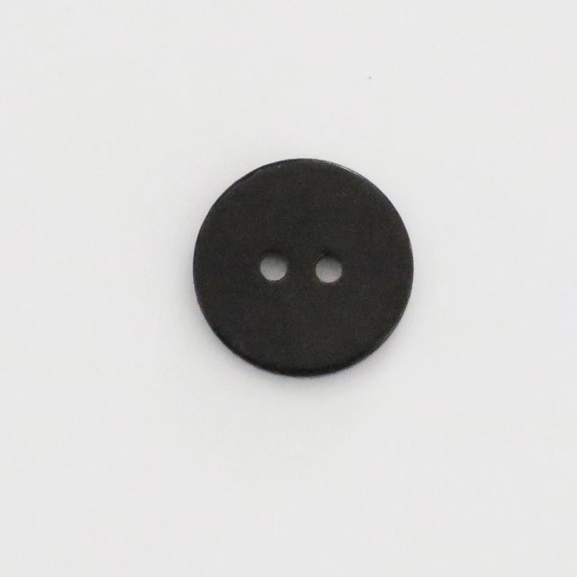 Perlemor Knap - Sort (11 mm)