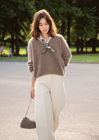Olive Bluse
