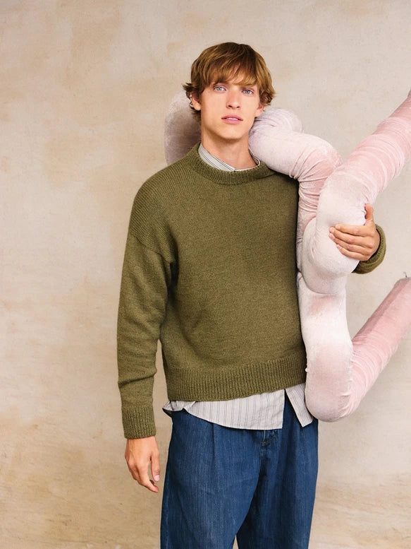 Sunday Kollektion Mr. 2412 William Sweater Man Sunday Alpakka Foelgetraad