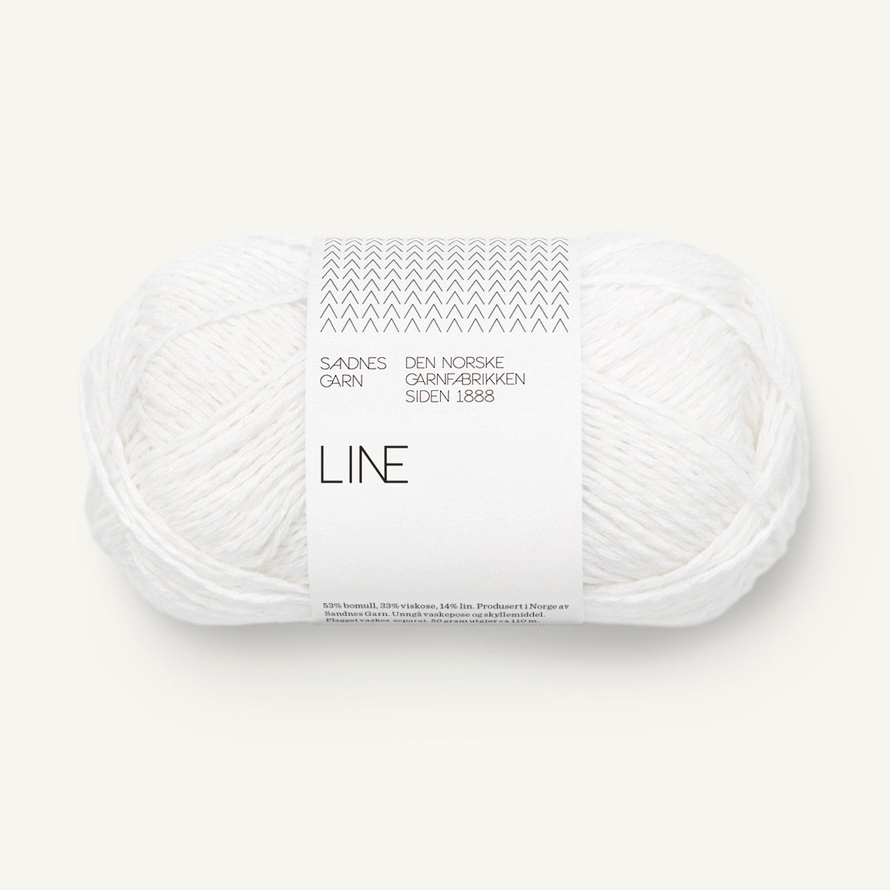 Sandnes Garn Line 1001 True White