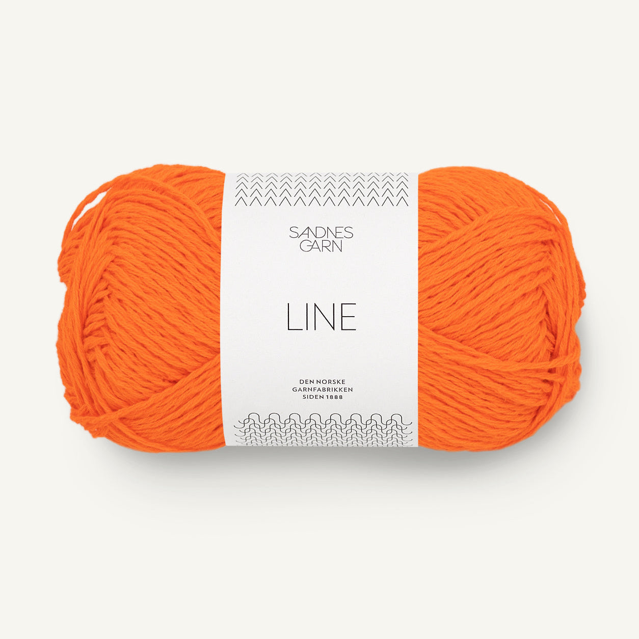Sandnes Line Garn 3009 Orange Tiger Tilbud