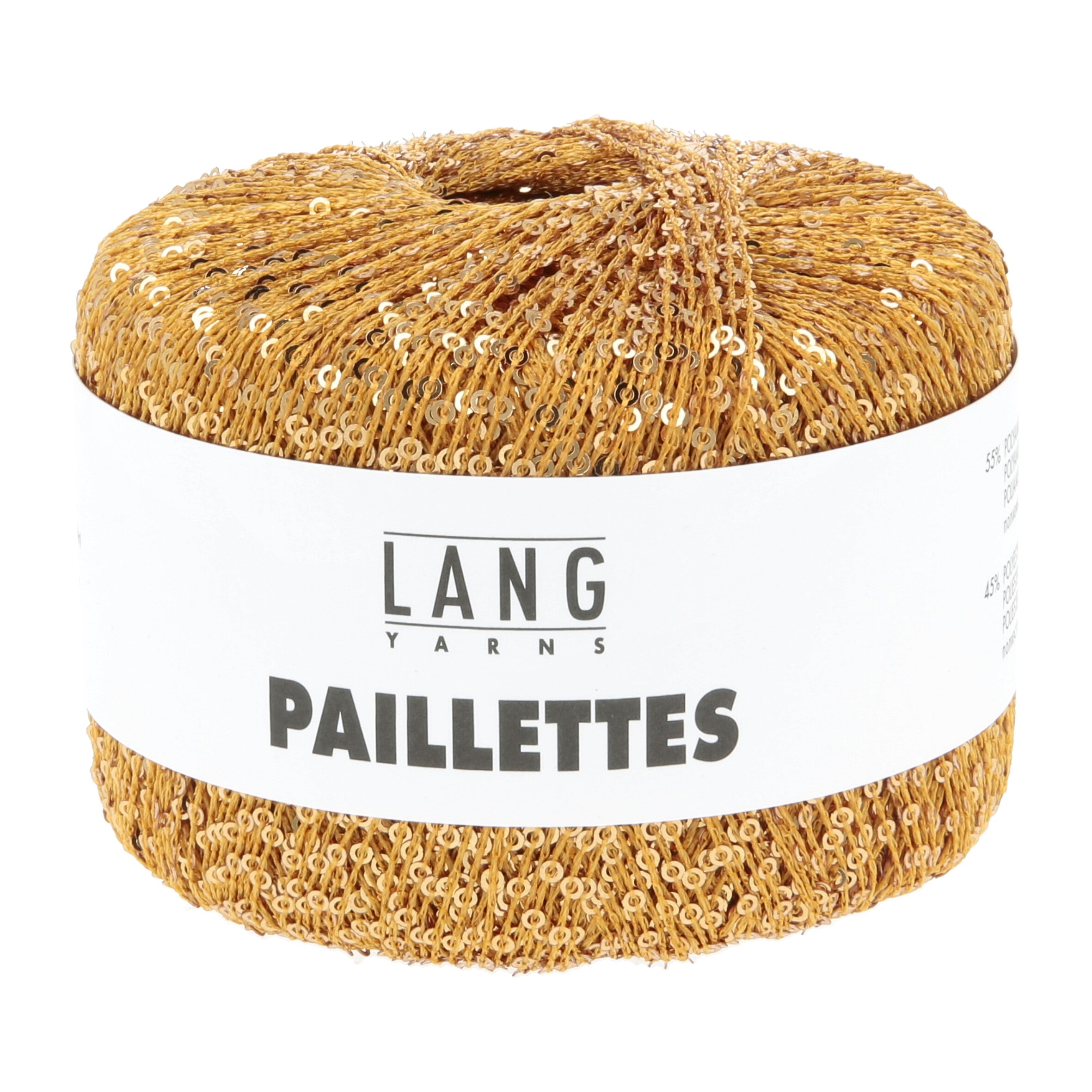 Lang Yarns Paillettes 49 Yellow Gold