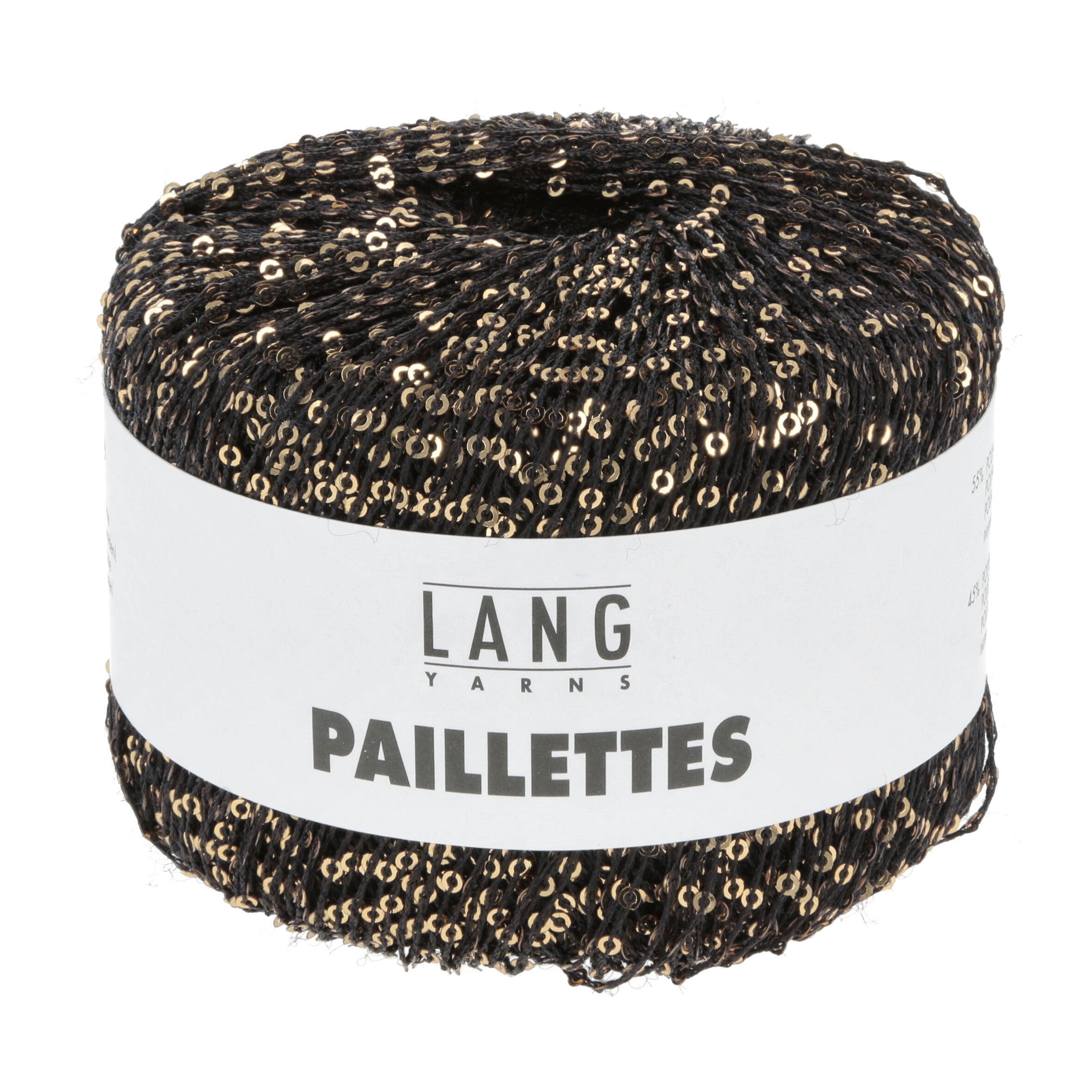 Lang Yarns Paillettes 70 Anthracite / Gold
