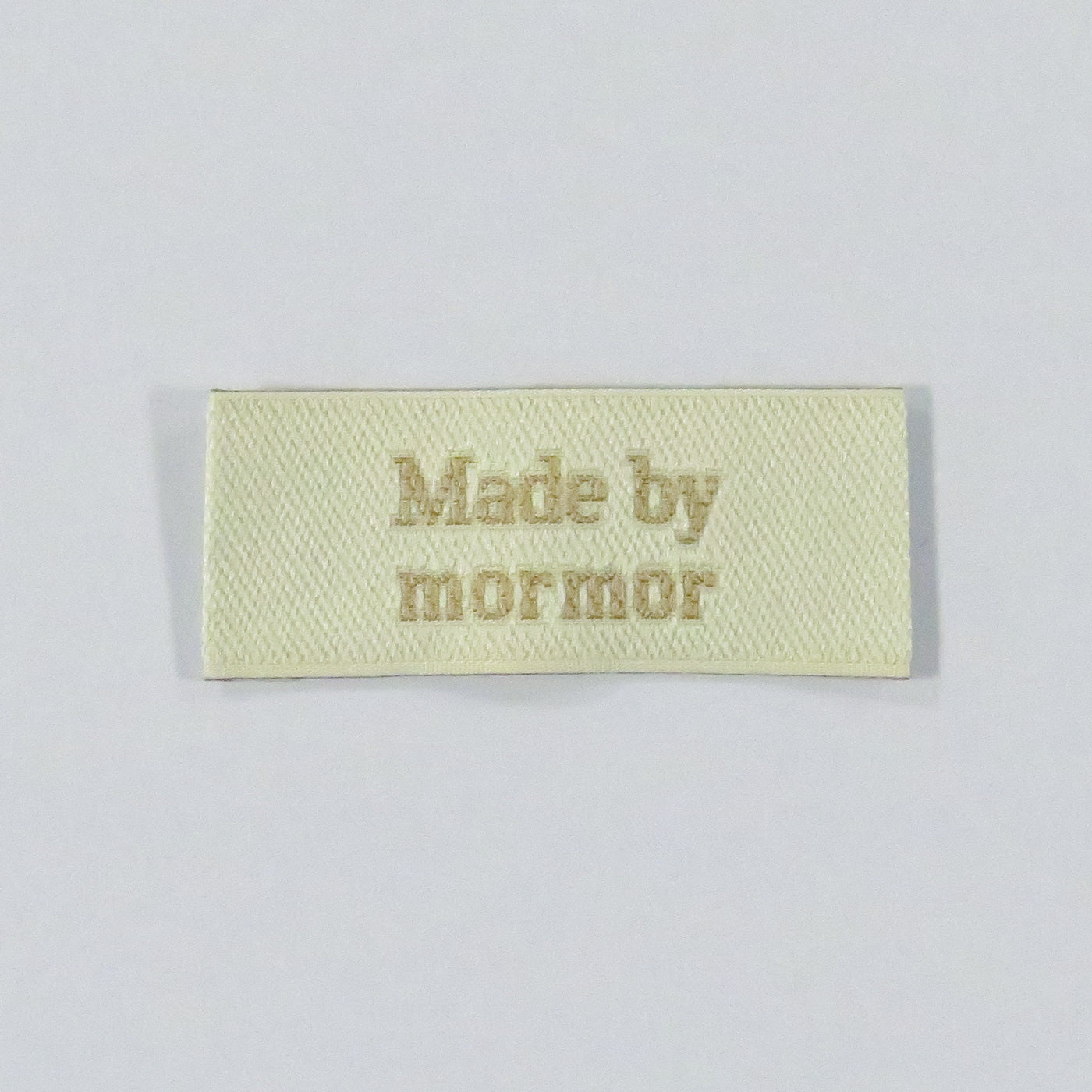Label made by mormor