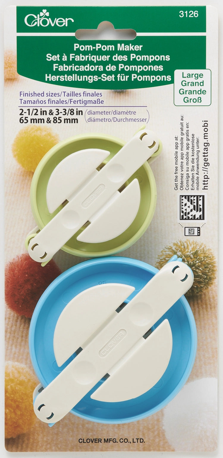 Pom pom maker 65 & 85 mm (2 stk)
