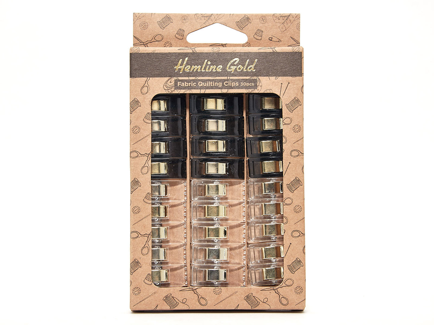 Gold Quilte Clips