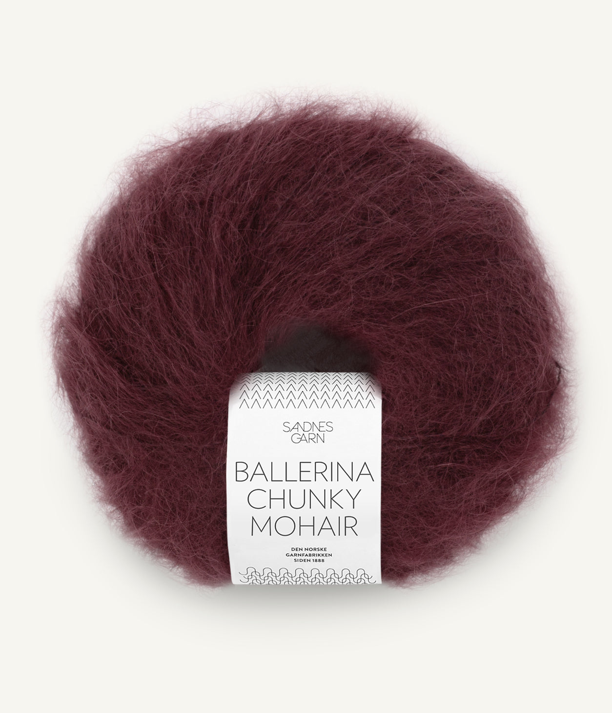 Sandnes Ballerina Chunky Mohair 4372 Dyp Burgunder
