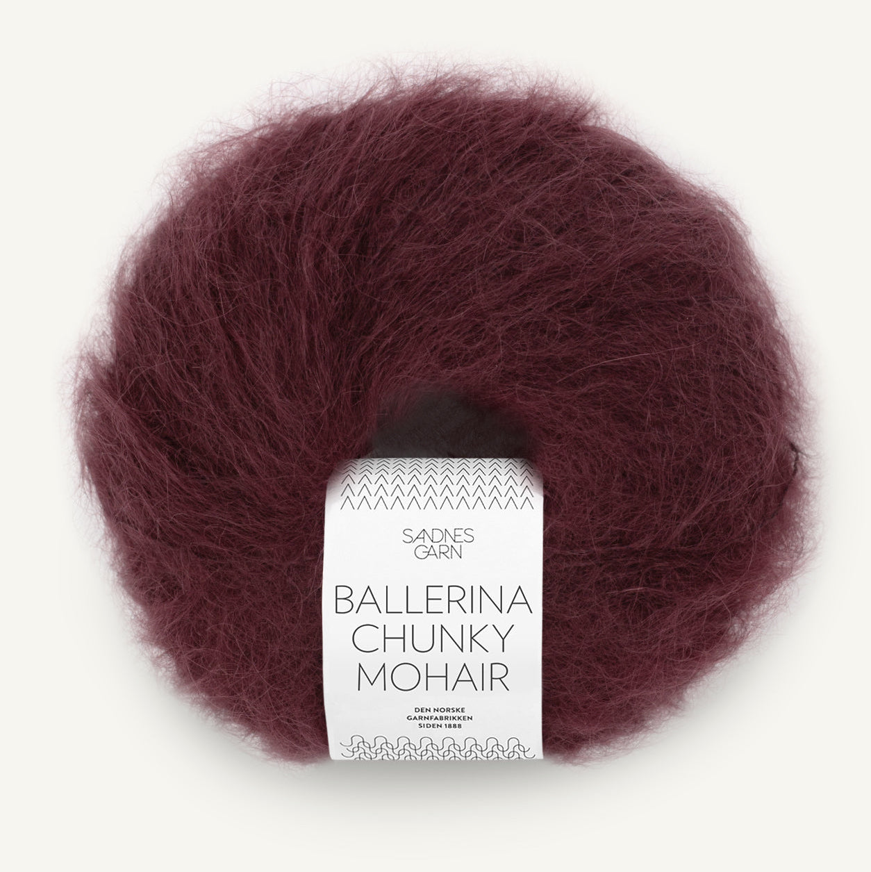 Sandnes Ballerina Chunky Mohair 4372 Dyp Burgunder