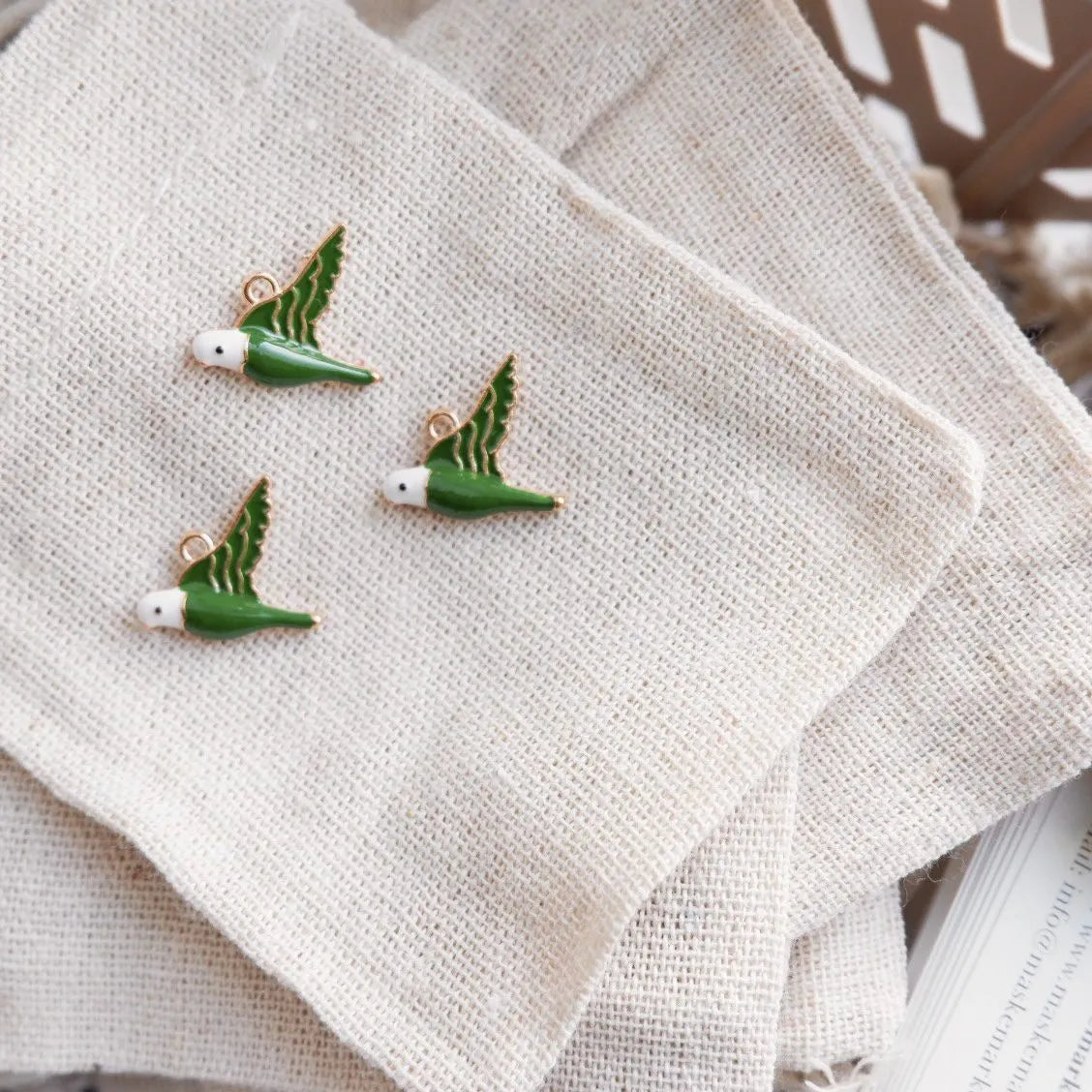 Markers and Pearls maskemarkoer fugl grøn