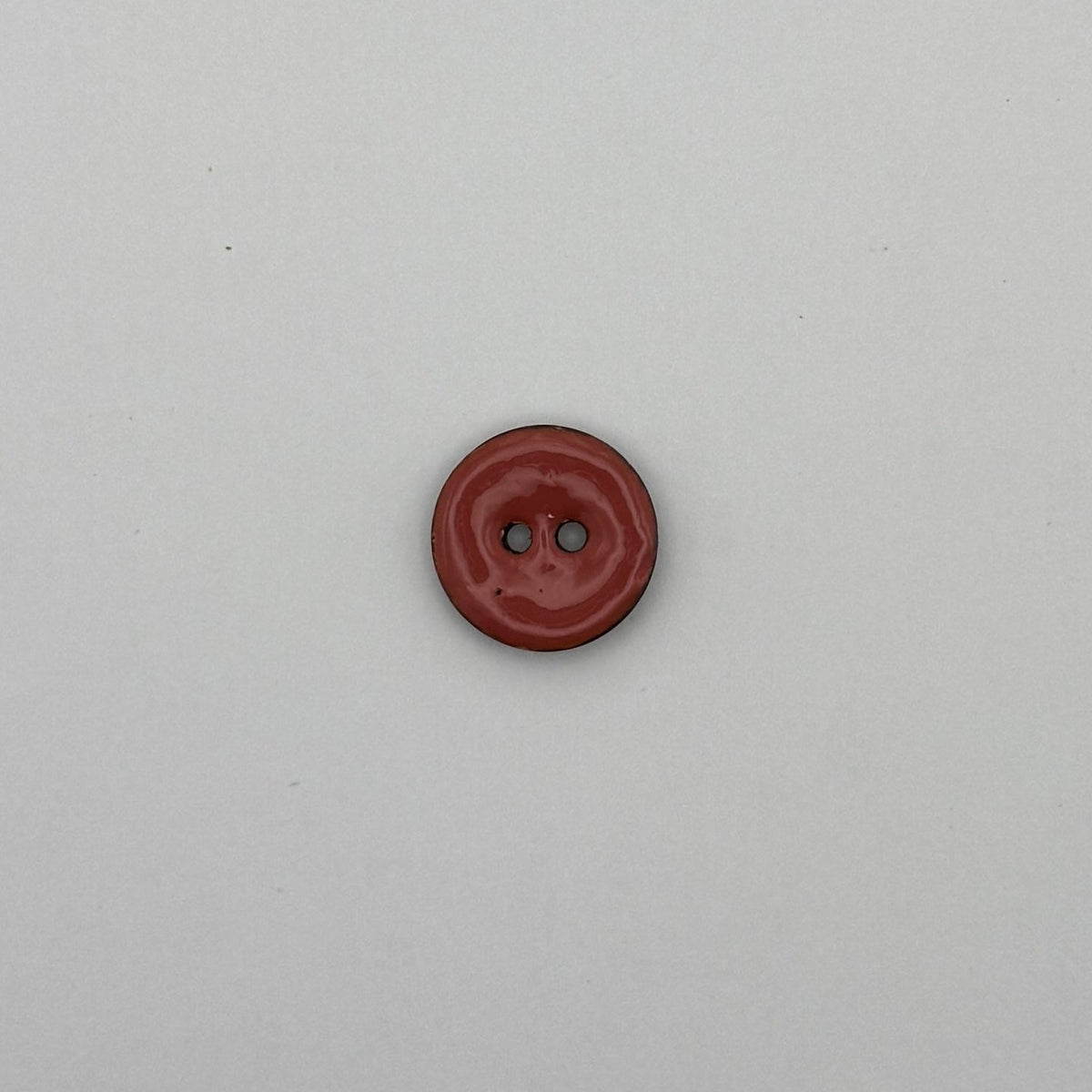 Kokos Knap Orange 15 mm