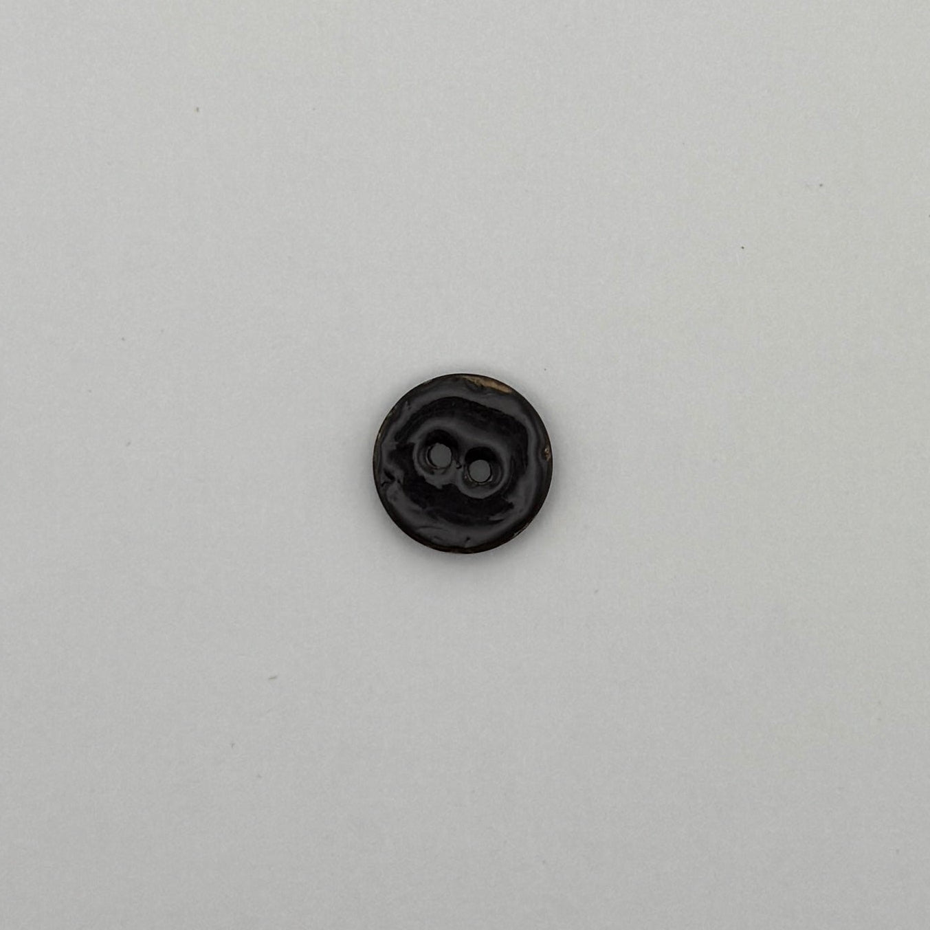 Kokos Knap Brun 15 mm