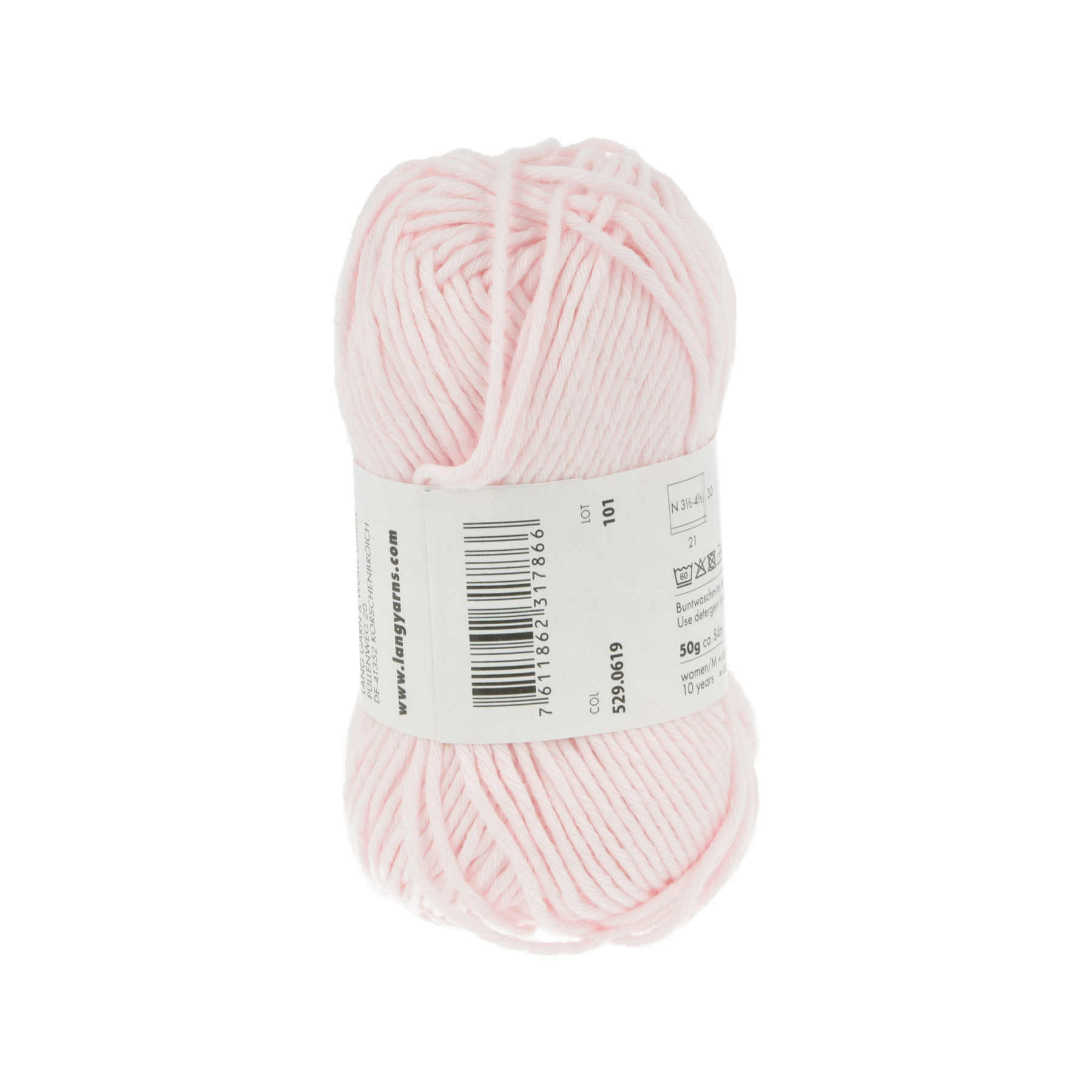 Lang Yarns Handarbeitsgarn 619 Rose Pale