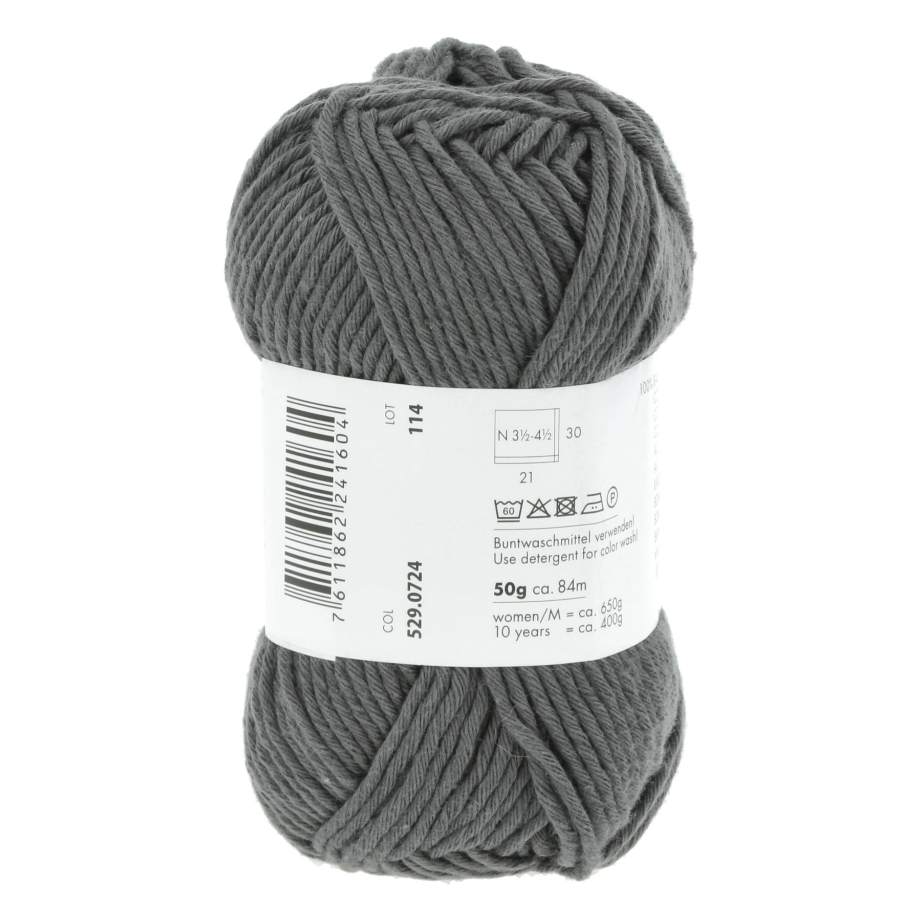Lang Yarns Handarbeitsgarn 724 Grey