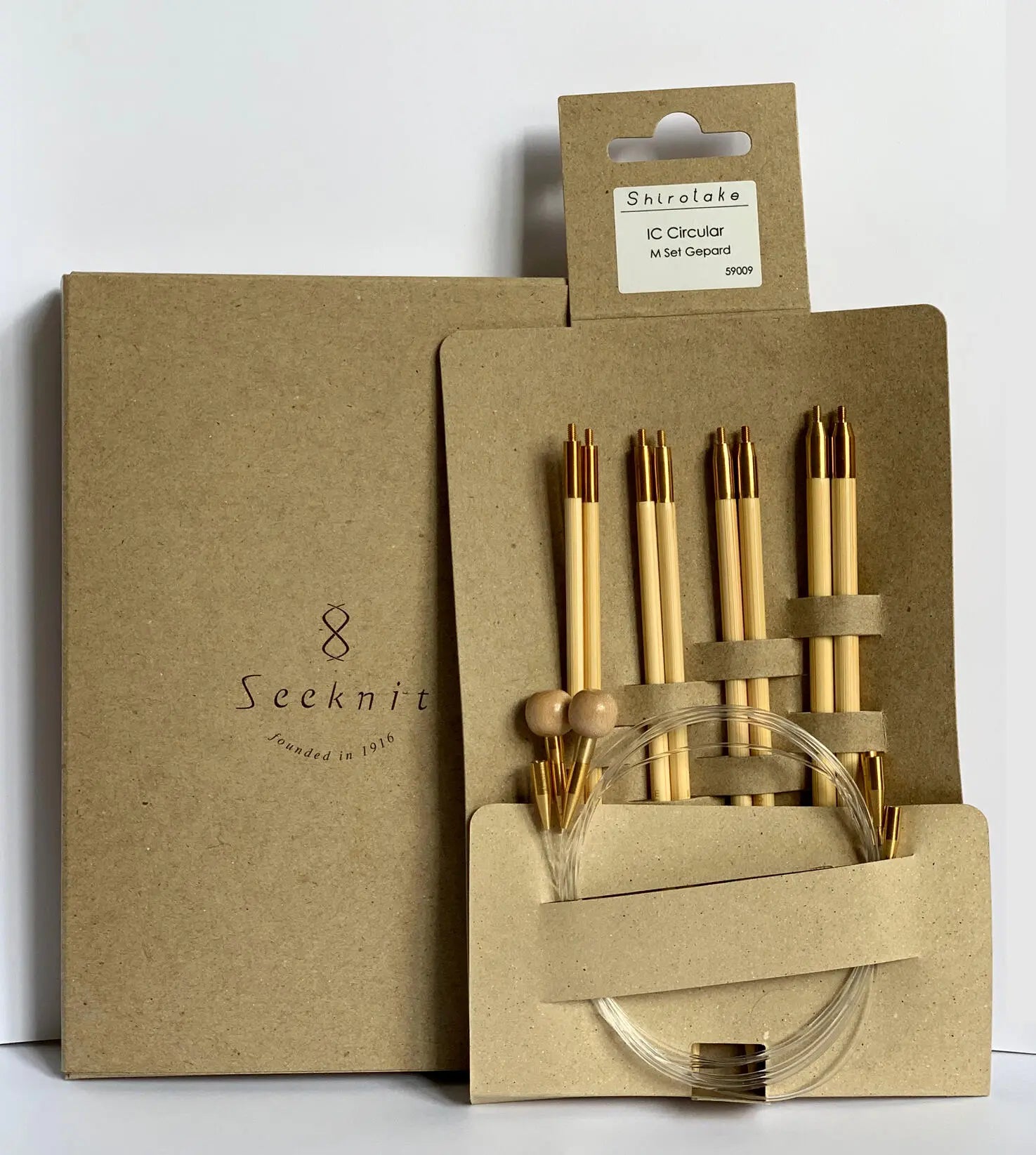 Seeknit Shirotake M2 Starter sæt 14 cm 4 str.