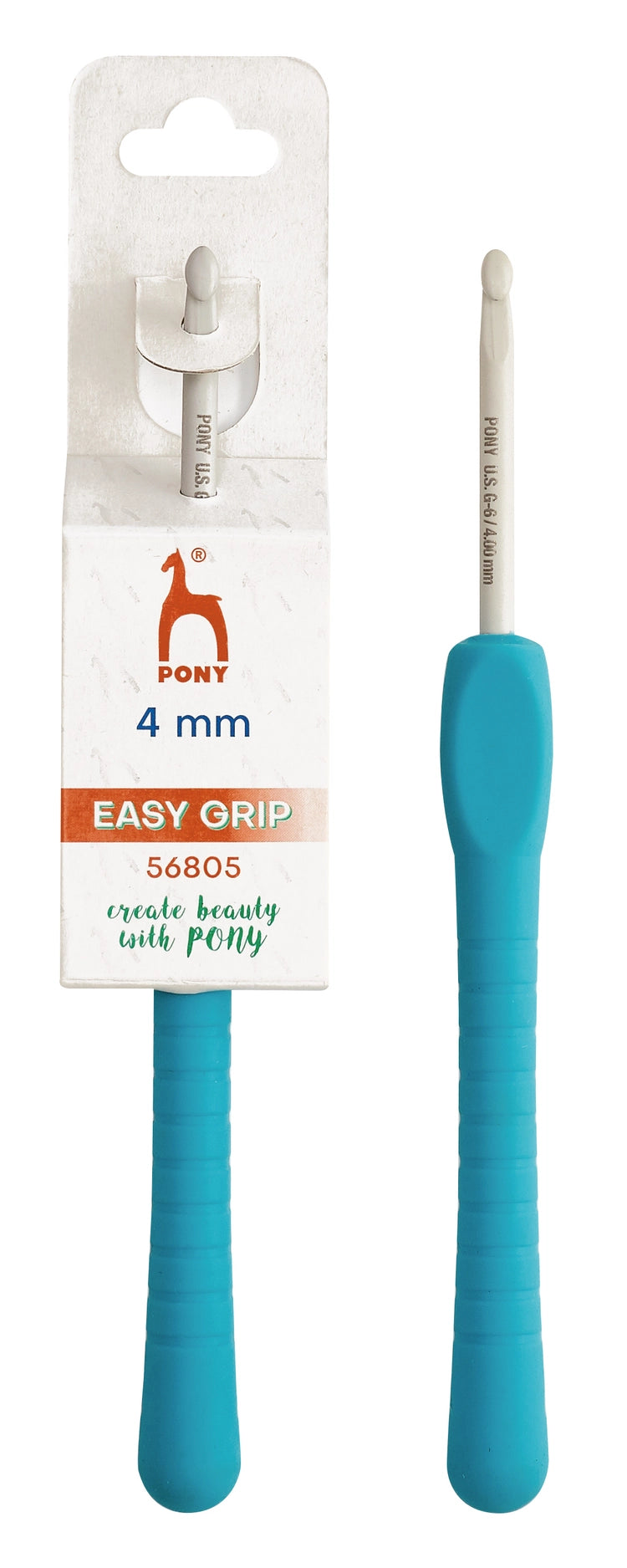 Hæklenåle Easy Grip - Pony (2 - 15 mm)