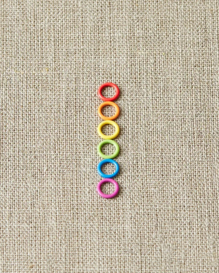 Cocoknits Colored Ring Stitch Marker Small Maskemarkører