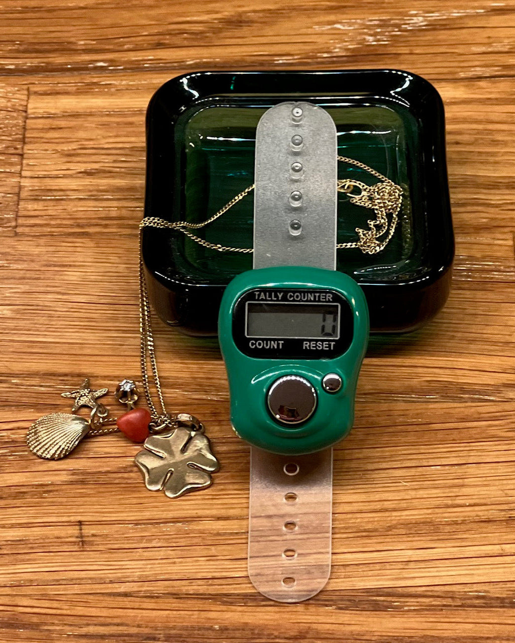 Rækketæller Omgangstæller Digital strik Grøn